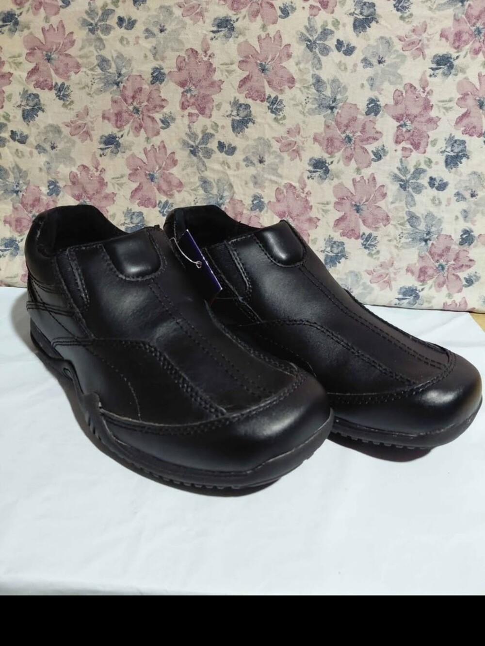 Men's Black Slip Resistant Work Shoes Grabbers Sz 6.5W